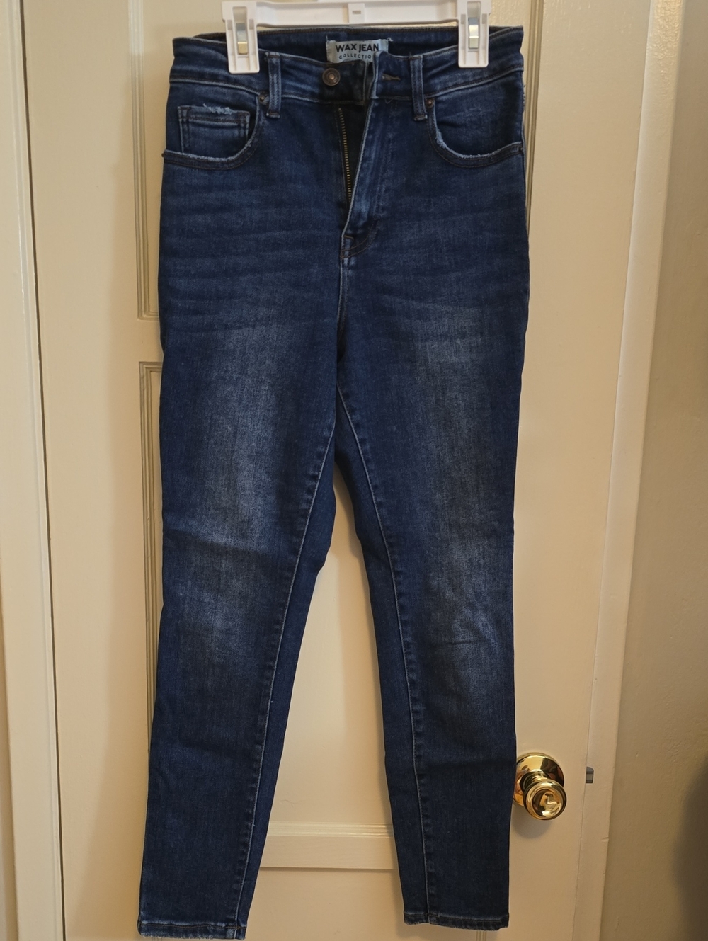 Wax Jean Women's Dark Wash High-Rise Skinny Jeans Size 3 26